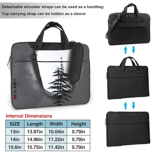 Sac à bandoulière pour ordinateur portable antichoc protégeant contre les rayures lune
