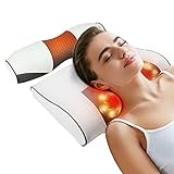 Neck Massager,Shiatsu Neck & Back Massager with Heat,Cervical Neck Traction Device,Muscle Massager,Massage Pillow,Neck and Shoulder Relaxer