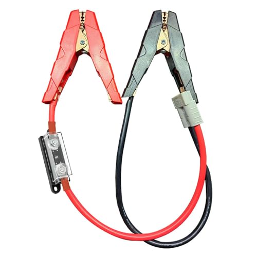 Câble de serrage de batterie 6 AWG de 60 cm avec fusible 50A pour connecteur Anderson