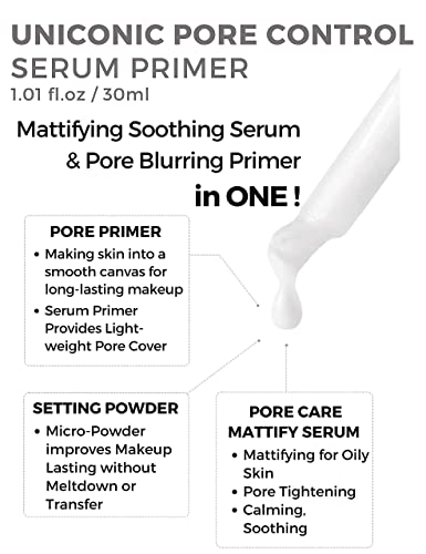 Self Beauty Selfbeauty Uniconic Pore Blurring Face Serum To Primer 1.01Fl.Oz & Matte Finish Makeup Setting Spray For Face 3.38Fl.Oz thumb #2