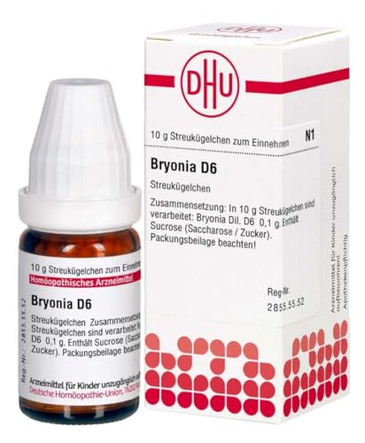 DHU Bryonia D6 Streukügelchen, 10 g Globuli