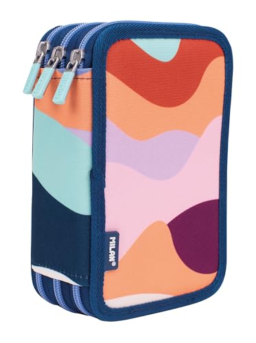 MILAN® Plumier 3 pisos con contenido serie The Fun, multicolor