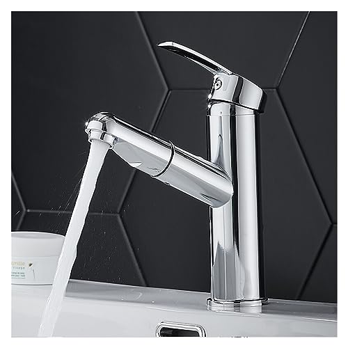 Robinet de salle de bain extractible noir pour simplifier la routine beauté