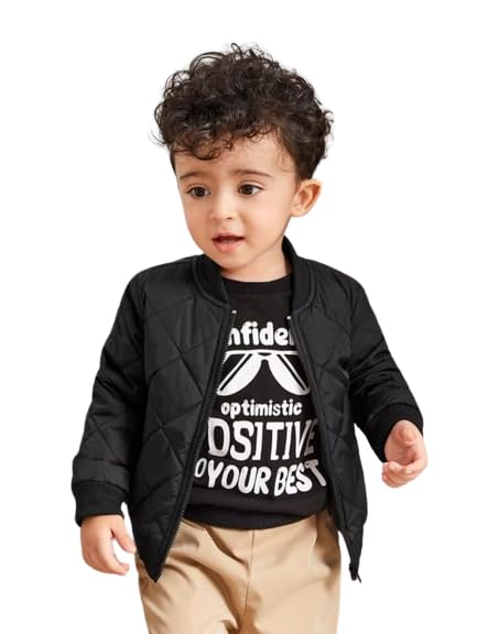 YOONIKK kid's Solid Bomber Jacket