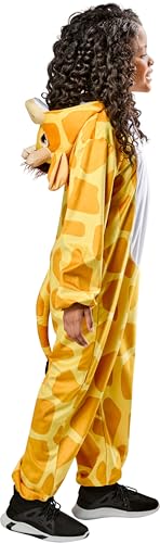 Disfraz Unisex Infantil de Jirafa de Una Pieza con Capucha miniatura 3