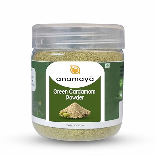 Ground Cardamom Powder | Green Cardamom Powder | 70 Gms | Packed in a reusable pack | Grown in Kerala India | Home Grounded | Elaichi Powder