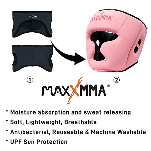 Maxxmma Full Coverage Headgear With Helmet Liner Boxing Mma Training Kickboxing Sparring Karate Taekwondo… #TOP1