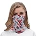LDGSUPH Red Roses Floral Neck Gaiter for Adult Soft Dust-proof Windproof Face Cover Fashion Neck Cozy Gator Scarf Multipurpose Sunscreen Breathable Bandana Face Mask Scarf