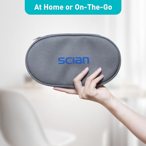 SCIAN Stethoscope Dual Head for Nurses, Doctors, Adults, Med Students, Classic Stainless Steel Stethoscope Home Use Medical Supplies with Carrying Bag, Pearlescent Green Tube