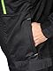 Prisma Arbeitsjacke Herren - Elastische Arbeitsjacke Männer Stretch mit Funktionstaschen, Reflektierenden Elementen, Verstärkten Schultern & Ellenbogen - Bundjacke Stretch - Grau mit Elasthan EU44