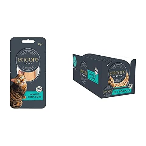 Encore Natural Cat Treats and Wet Food Cover