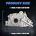 VIPCAR 03034 Engine Oil Pump for Hyundai 1996-1998 Elantra 1.8L/1999-2012 Elantra 2.0L, 1997-2008 Tiburon 2.0L, 2005-2009 Tucson 2.0L, for KIA 2006 Optima 2.4L, 2010-2011 Soul 2.0L, #M272