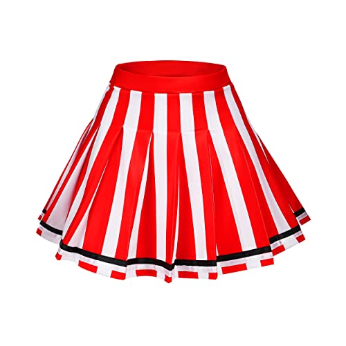 GRAJTCIN Women USA Cheerleader Costume July Fourth 3-Pieces Adult Patriotic Cheerleading Uniform (S, Stars & Stripes) - Thumbnail 3