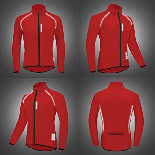 Chaqueta rompeviento para ciclismo hombre manga larga miniatura 5