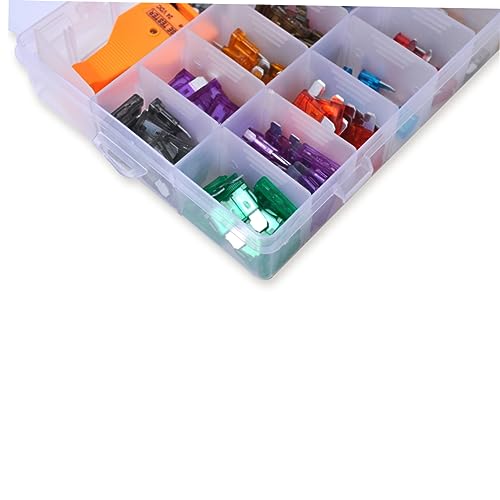 Kit de Fusibles para Auto Gatuida 169 piezas con Probador y Calificaciones Codificadas por Color para Protección de Circuitos miniatura 3