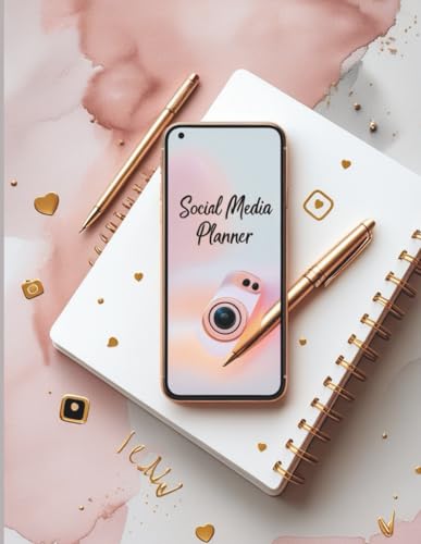 Aesthetic Social Media Content Planner: 145 Pages of Creative Layouts for Influencers & Creators – Plan Visuals, Captions & Campaigns