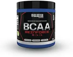 Bluster Nutrition, BCAA 8:1:1, Aminoácidos essenciais + vitamina B6, Reinforce, em pó, Sabor limão, 300 gramas