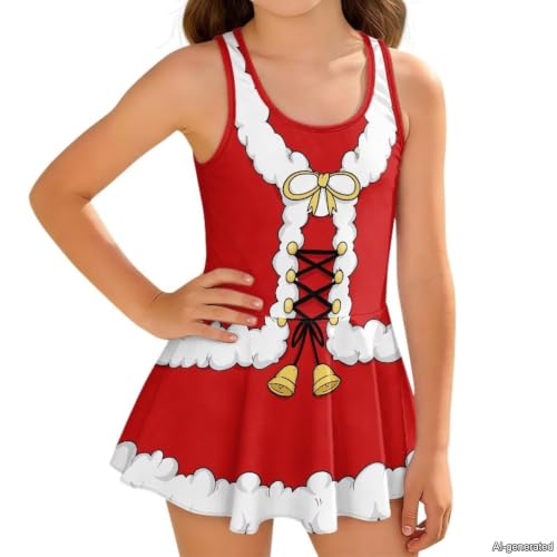 Image of KEIAHUAN Gymnastics Leotards for Girls Sleeveless Bodysuit Dance Leotards Performance Costume