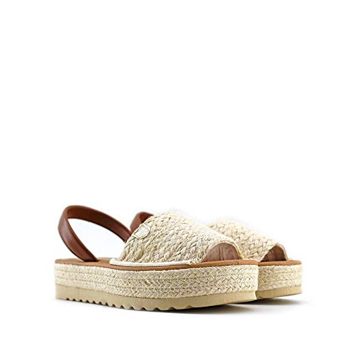 Modelisa-Sandalia-Plataforma-Alpargata-Yute-Cerrada-Para-Mujer 410vSaD39CL