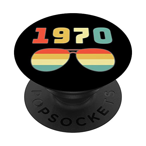 Born In 1970 Edición Limitada 1970 Cumpleaños Pop Socket 1970 PopSockets PopGrip Intercambiable