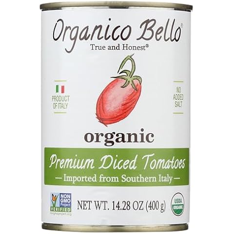 Organico Bello Organic Diced Tomatoes Cover