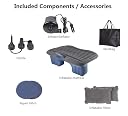 Gizmorac Car Inflatable Bed with Pump & 2 Air Pillows, Foldable Gray Seat Mattress, Portable Travel Bed for Kids & Adults, Universal Fit Car Sleeping Mattress for Camping & Trips (Gray) gallery image