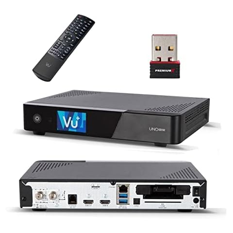 Vu+ UNO 4K Satellit Receiver DVB-S2 Linux UHD 2160p HbbTV H.265 Cover