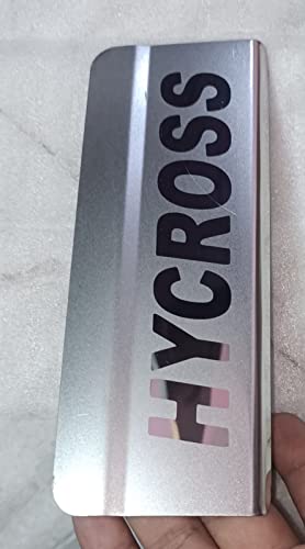 Image of AC Door Sill /Foot Step Stainless Steel Scuff Plate Plates Compatible with Toyota Innova Hycross (Set of 4 Pcs)