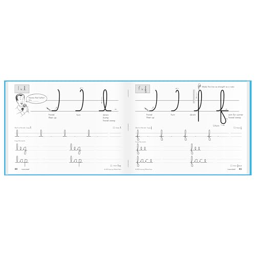 Learning Without Tears - Cursive Kickoff Student Workbook, Current Edition - Handwriting Without Tears Series - 2nd Grade Writing Book - Cursive Writing, Language Arts Lessons - For School or Home Use