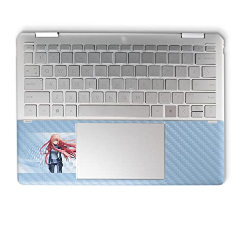 Image of MightySkins Carbon Fiber Skin Compatible with HP Spectre x360 14 inch (2022) Full Wrap Kit - Anime Spy | Protective, Durable Textured Carbon Fiber Finish | Easy to Apply | Made in The USA