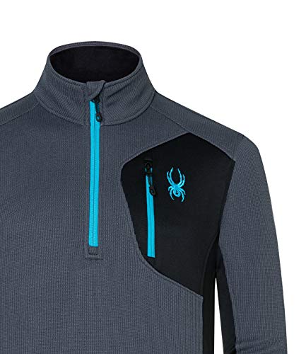 Image of Spyder mens Bandit 1 /2 Zip Fleece Ski Mid Layer Sweater Jacket