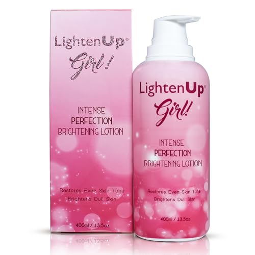 LightenUp Girl! Skin Brightening Lotion | 13.5 Fl oz / 400ml | Moisturizing, Hydrating Lotion for