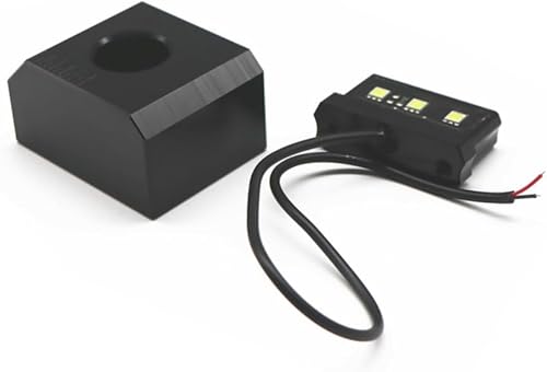 Miniatura 5 de AL-mart - Eliminador de guardabarros de motocicleta con luz LED ajustable, soporte de montaje para placa de matrícula, compatible con Ya-maha