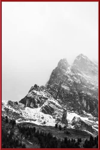 Premium 24 x 36 Red Metal Frame (Hanover)