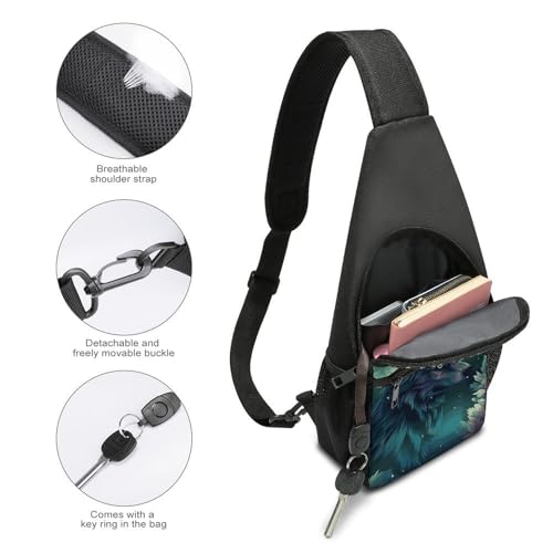 Morrales Sling Bag ligero para senderismo y viaje miniatura 4