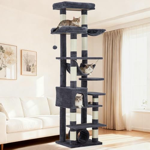 Árbol para gatos grande con rascadores y hamaca miniatura 1