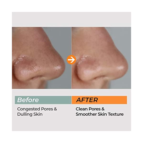 MOTHER MADE Deep Pore Cleansing Active Charcoal Powder Face Wash, 1.9 oz | Acne Free Daily Microfoliant | pH Balancing Vegan Cleanser for Oily Skin, Unscented