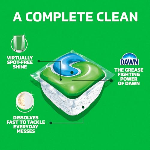 Image of Cascade Complete Action Dishwasher Detergent Pods Fresh Scent Dishwasher Pods and Tablets, Powerful Dishwashing Detergent for Spotless Dishes, Grease-Fighting Dish Pods and Dish Tabs, 43 Count