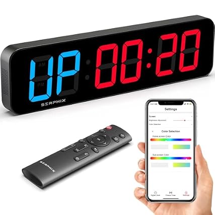 15 . 2 Gym Timer, App & Remote Control, Gym Clock for Home Garage Outdoor product photo 15 . 2 Gym Timer, App & Remote Control, Gym Clock for Home Garage Outdoor product image