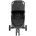 Baby Jogger City Mini 2 3-Rad Buggy | zusammenklappbarer, leichter Kinderwagen | Jet (Schwarz)