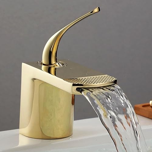 Grifo de baño monomando para solucionar problemas de espacio y regular agua fría y caliente