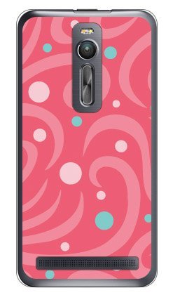 Amazon.com: Coverfull Dot Wave Pink (Clear) / for ZenFone 2