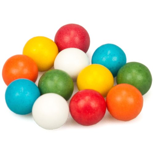 Billes de chewing gum dragéifiées sachet de 2,5 kg T 14.8 mm