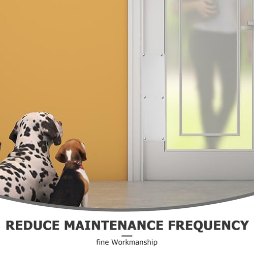 Plaques de protection de portes en acier inoxydable avec vis de fixation x4 - 4