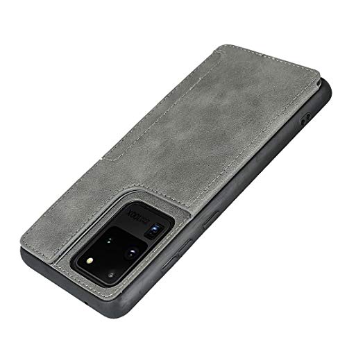 Portemonnee telefoonhoesje voor Samsung Galaxy S20 Ultra (grijs) - Image 6
