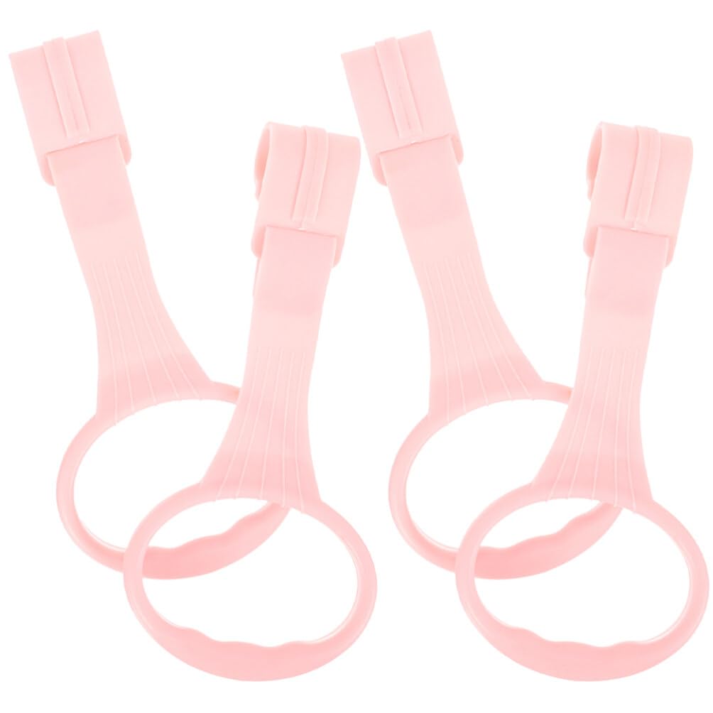 Happyyami 4 Uds Herramientas De Asistencia Para Caminar Rosa Anillos Para Cuna De Anillo Para Cama Infantil De Pp Manijas Para Parque Infantil