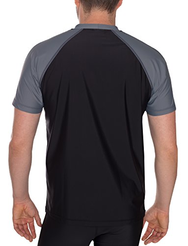 IQ-UV Camicia Loose Fit, Uomo, Ash Nero, XL (54)