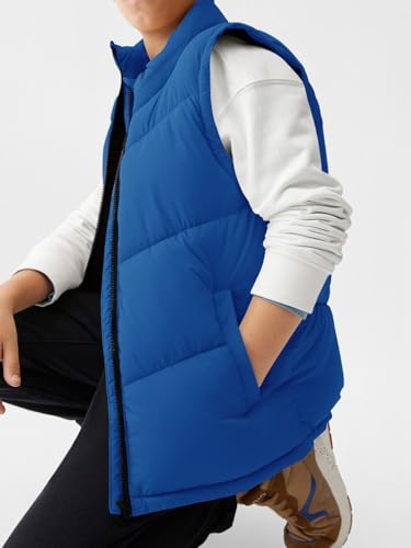 Image of Meikulo Boys Puffer Vest Zip Up Quilted Gilet Sleeveless Jackets