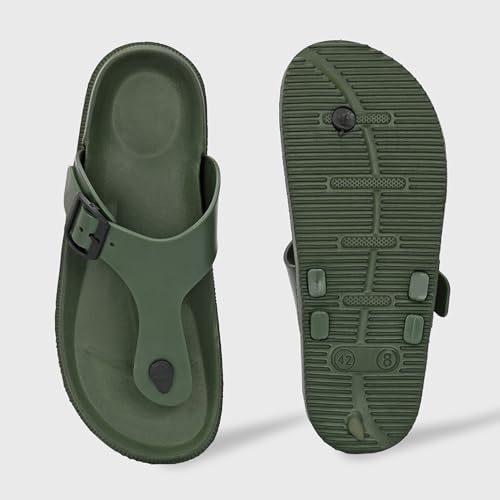 Image of Centrino Slides for Men | Comfortable & Stylish with Soft Insole | Trendy Design with Support Strap | Perfect for Spring Summer Traveling, Walking |Stylish & Everyday Flip Flops for Gents (7306)