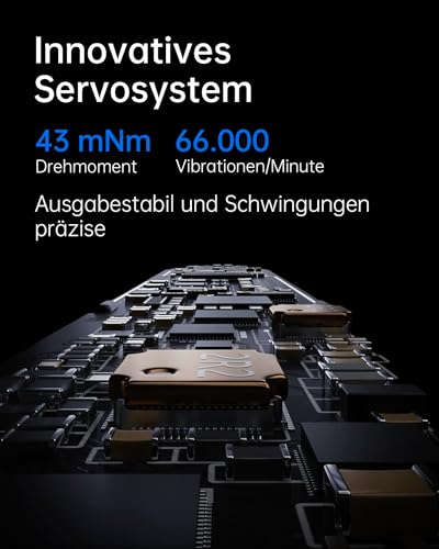 Laifen Wave elektrische Zahnbürste, Oszillation & Vibration elektrische Schallzahnbürste für Erwachsene mit 3 Bürstenköpfen, IPX7 wasserdicht magnetisch wiederaufladbar Reisezahnbürste (Edelstahl) – Bild 5